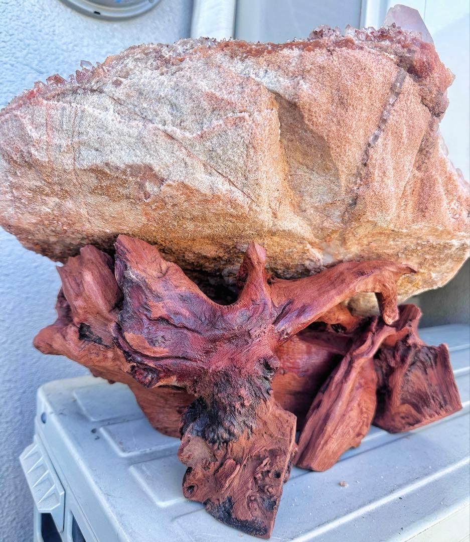 巨大❗希少❗️超綺麗♡キラキラ☆超強いパワーピンクヒマラヤ水晶クラスターA1439