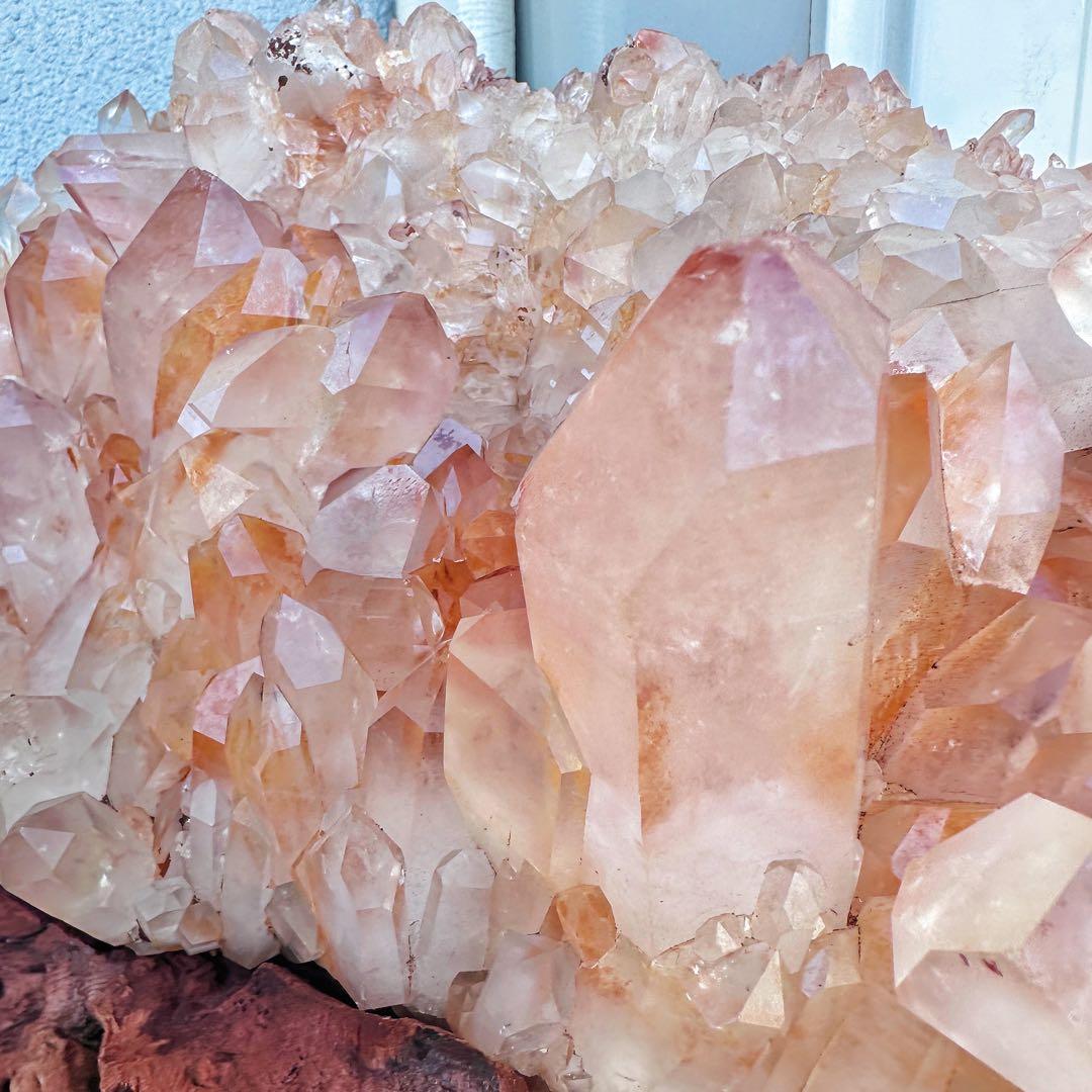 巨大❗希少❗️超綺麗♡キラキラ☆超強いパワーピンクヒマラヤ水晶クラスターA1439