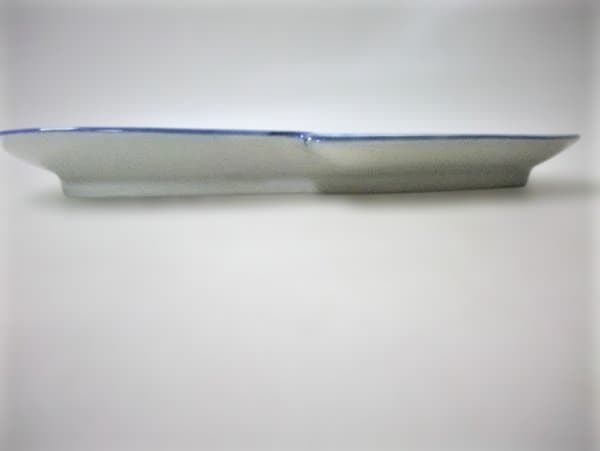 橋に流水鮎 鮎皿 各10客 刺身皿 醤油皿 共箱