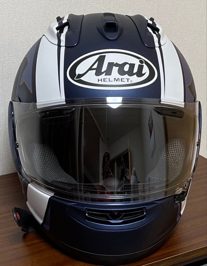 Arai×YAMAHA RX-7X K鼓動ブルー ヘルメット2りんかん限定カラー