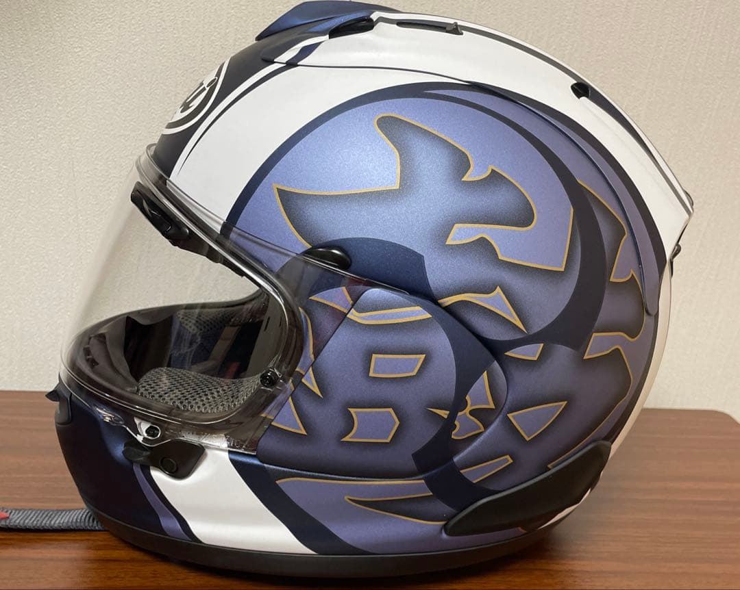 Arai×YAMAHA RX-7X K鼓動ブルー ヘルメット2りんかん限定カラー