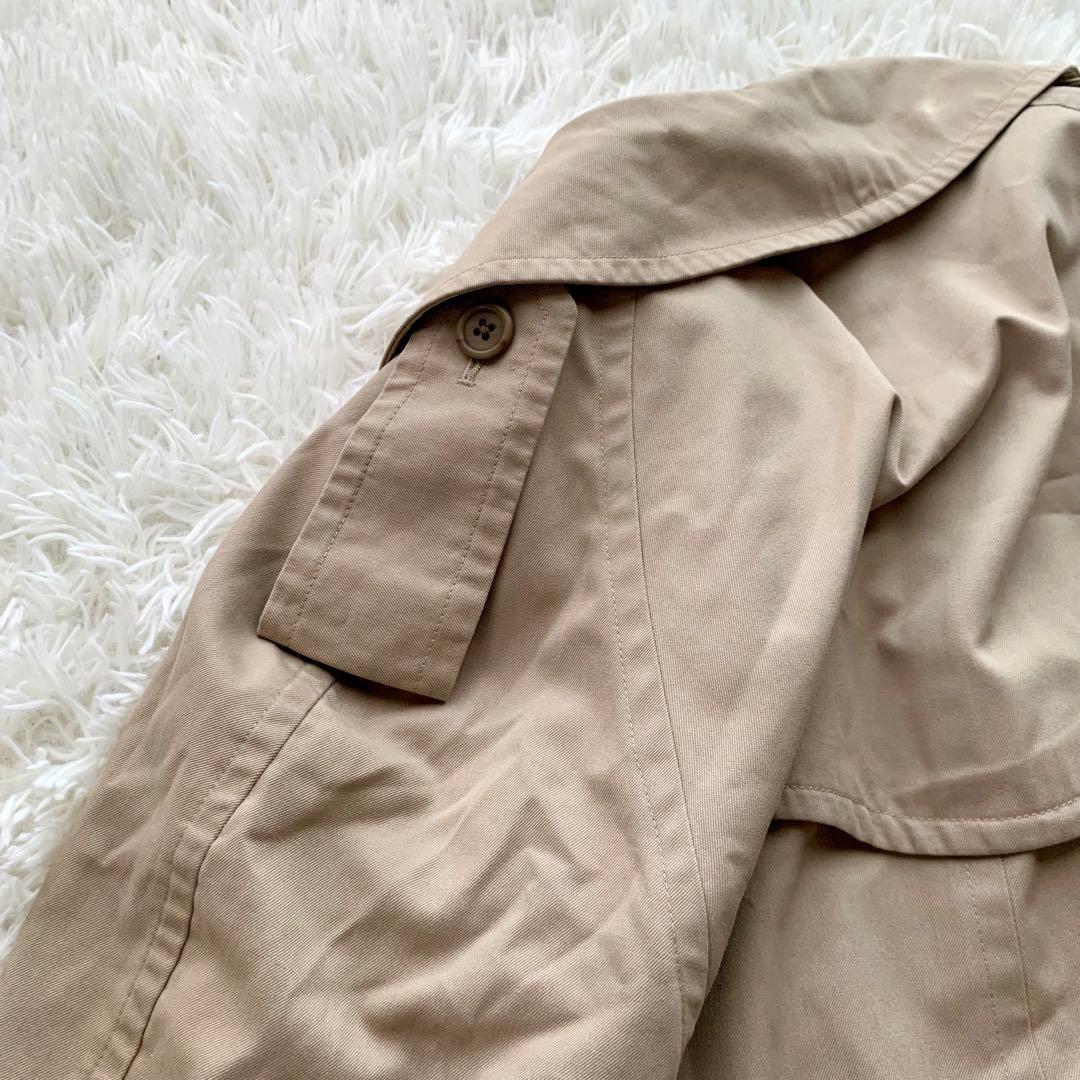 Burberry バーバリー ベルト付 トレンチコート ノバチェック ベージュ