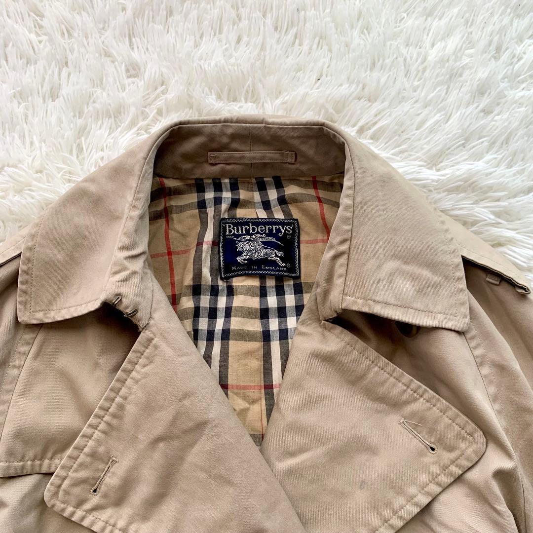 Burberry バーバリー ベルト付 トレンチコート ノバチェック ベージュ