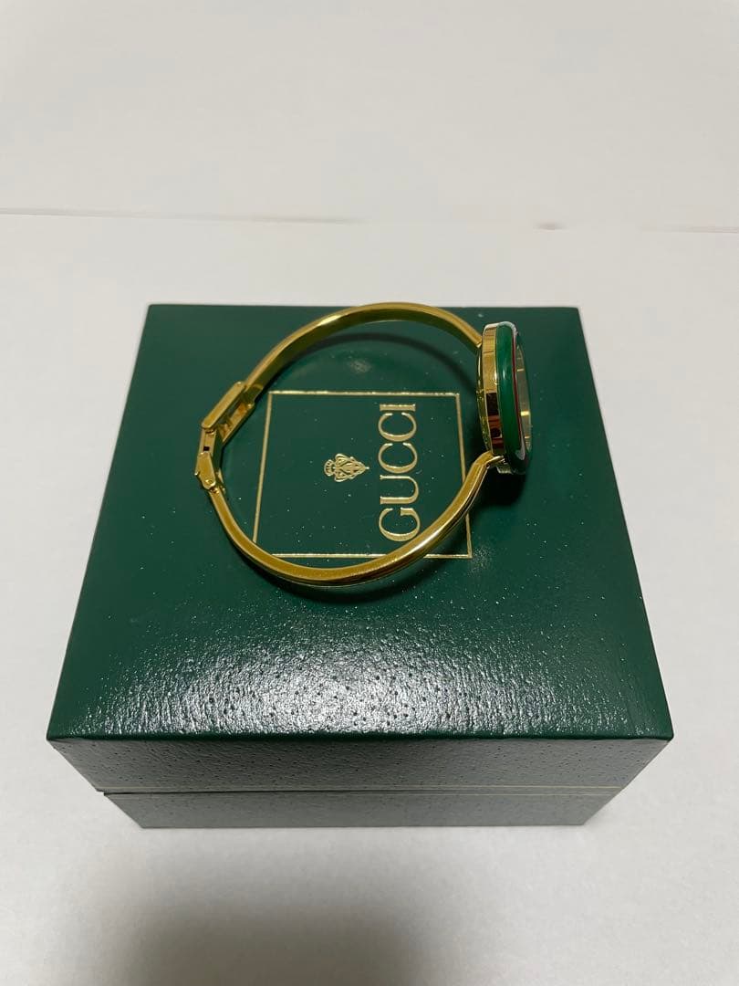 極美品 GUCCI グッチ チェンジベゼル12色完備 箱、保証書付き　稼働