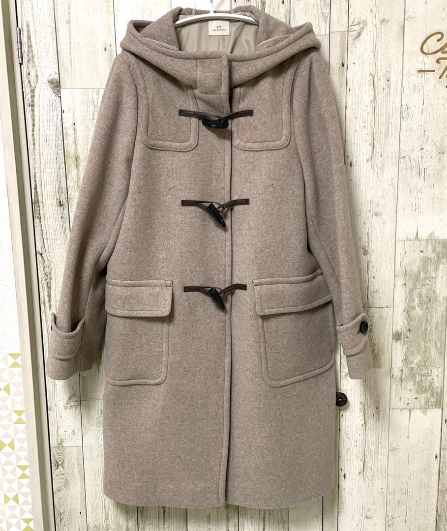 試着のみgreen label relaxing ロングダッフルコート40サイズ