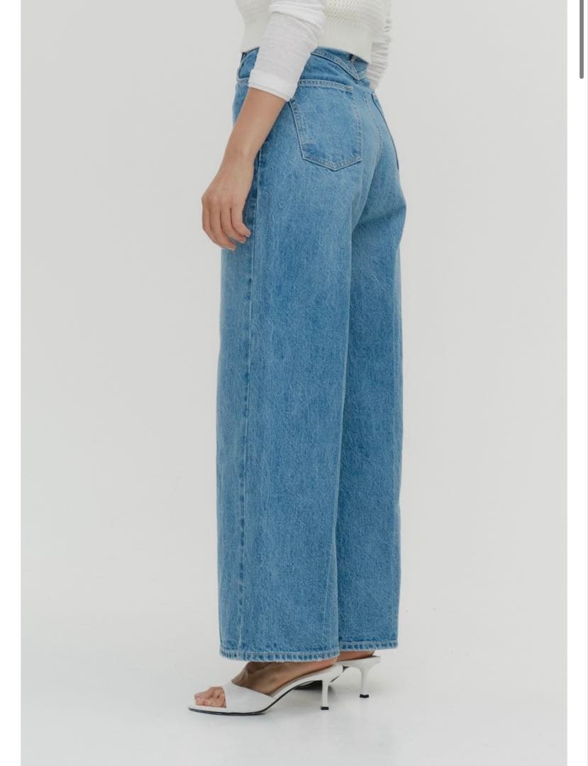 タグ付き新品✨️ yori ヨリ Jane ワイドデニム 40