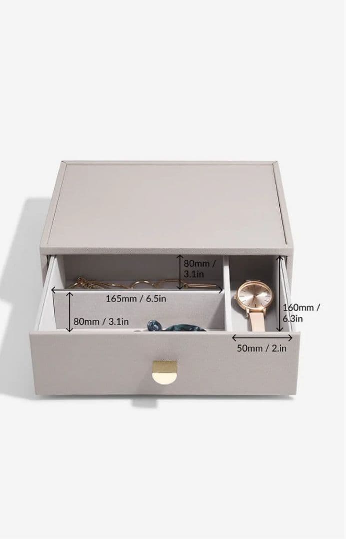 ★未使用★スタッカーズ Classic Drawr 3個セット＆時計クッション