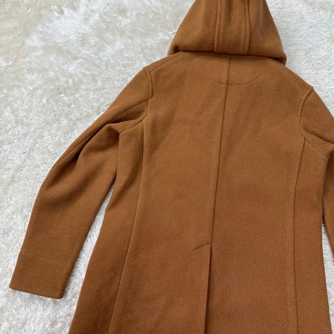 ✨希少✨大きいサイズ ダントン ウールモッサ フード付 コート キャメル 2XL