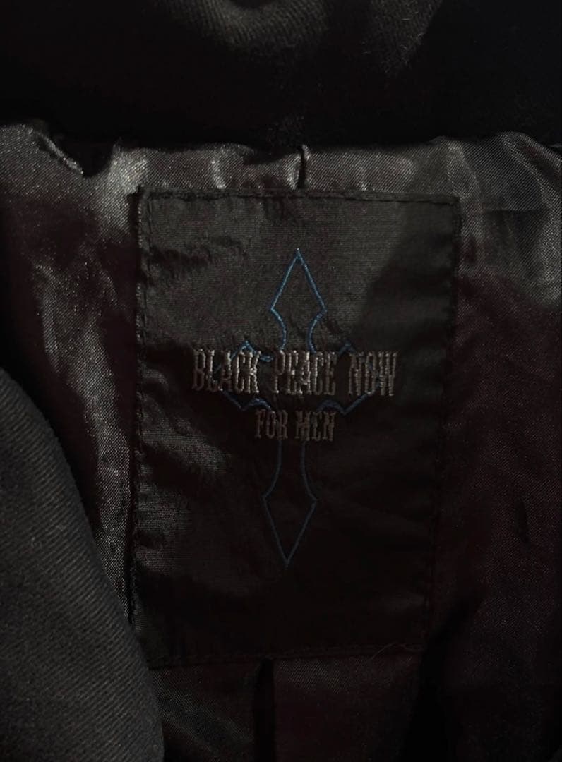 ジャケット・アウター 00s black peace now coat jacket
