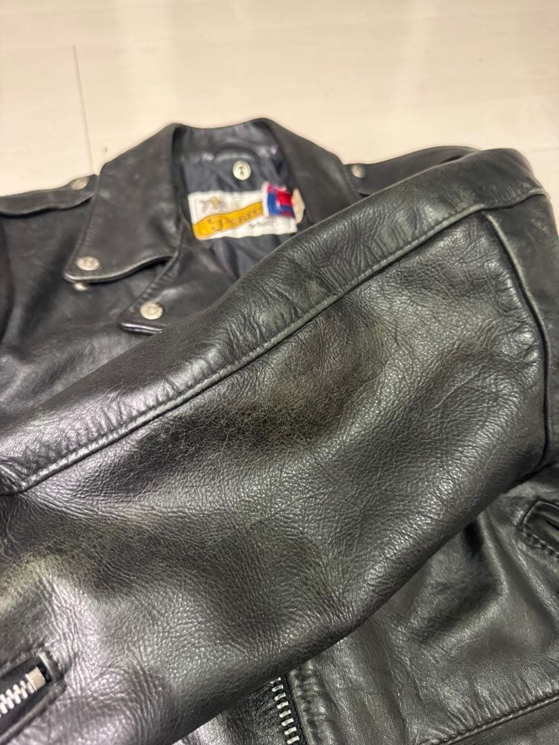 【しゅん】90s SCHOTT 618 ダブルライダースジャケット 38