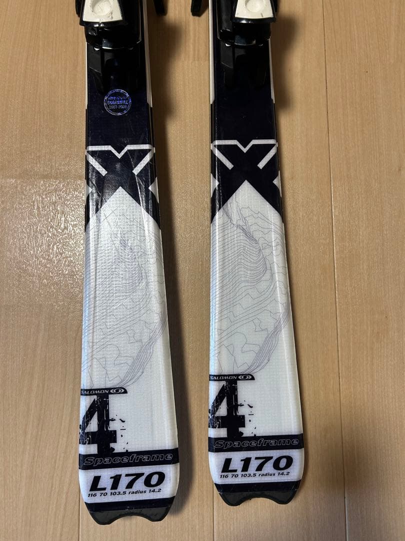 SALOMON X-WING スキー 170cm バインディング付き
