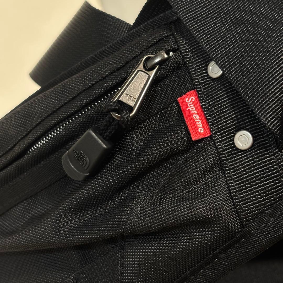 supreme ノースフェイス　ウエストバッグ　ショルダーバッグ　ブラック