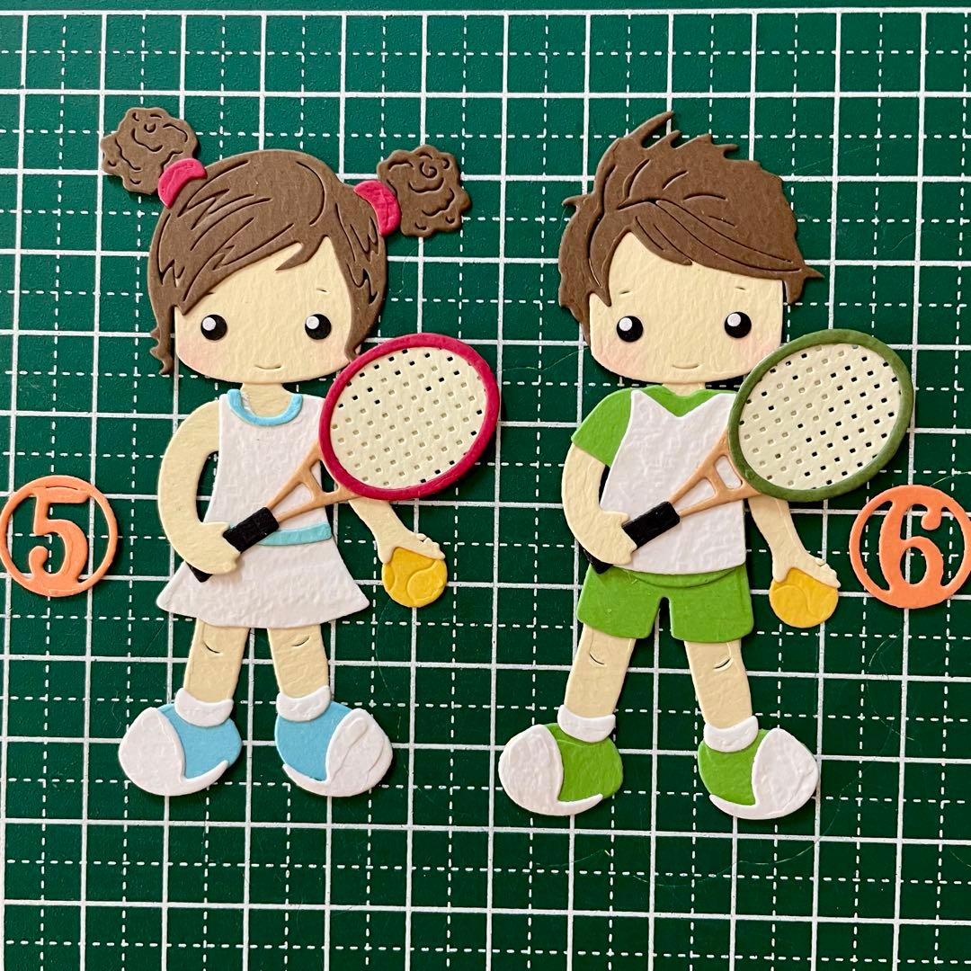 【テニス】サンプルページ（ペーパークラフト クラフトパンチ）