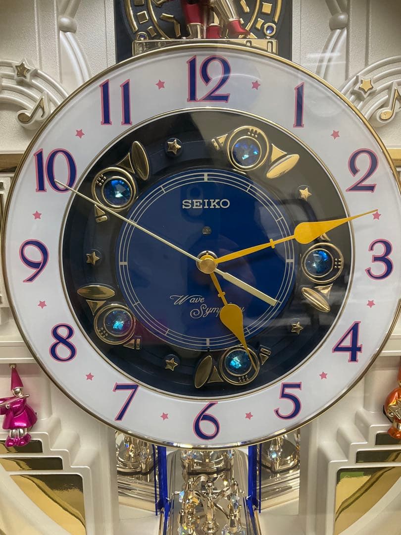 SEIKO セイコー からくり電波掛け時計 メロディ付き 店舗展示品 動作確認済