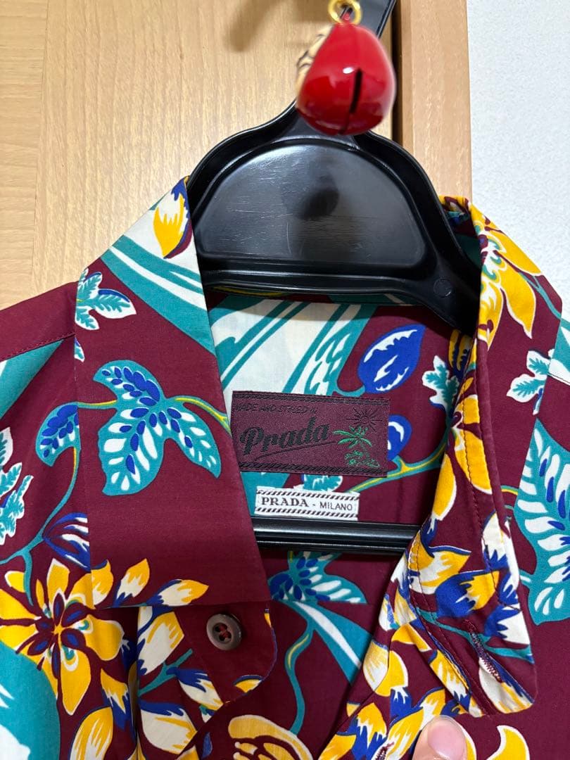 ほぼ新品レア　プラダ　アロハシャツ14SS サイズ38