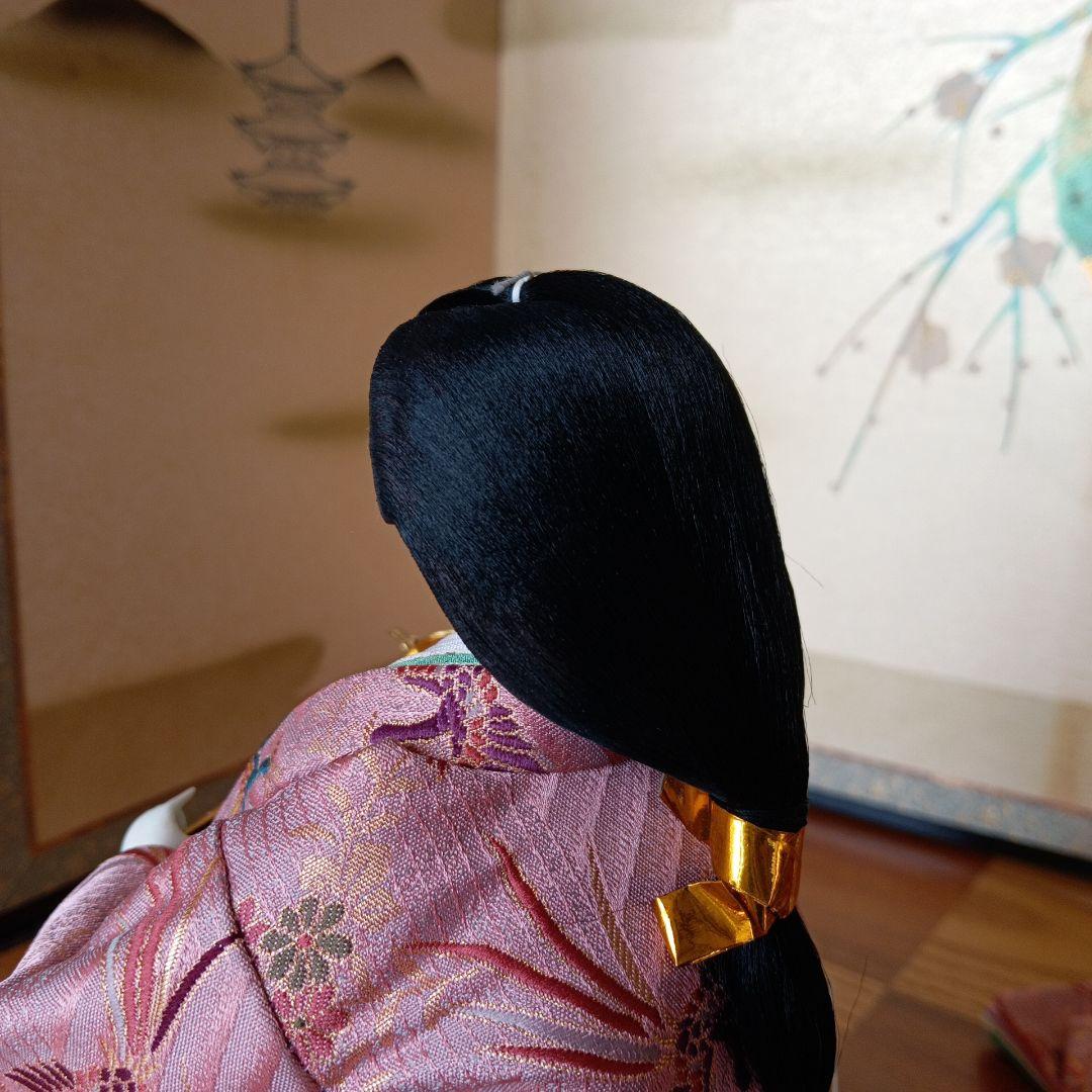 京雛人形 三人官女 ☆豪華京錦織仕上☆