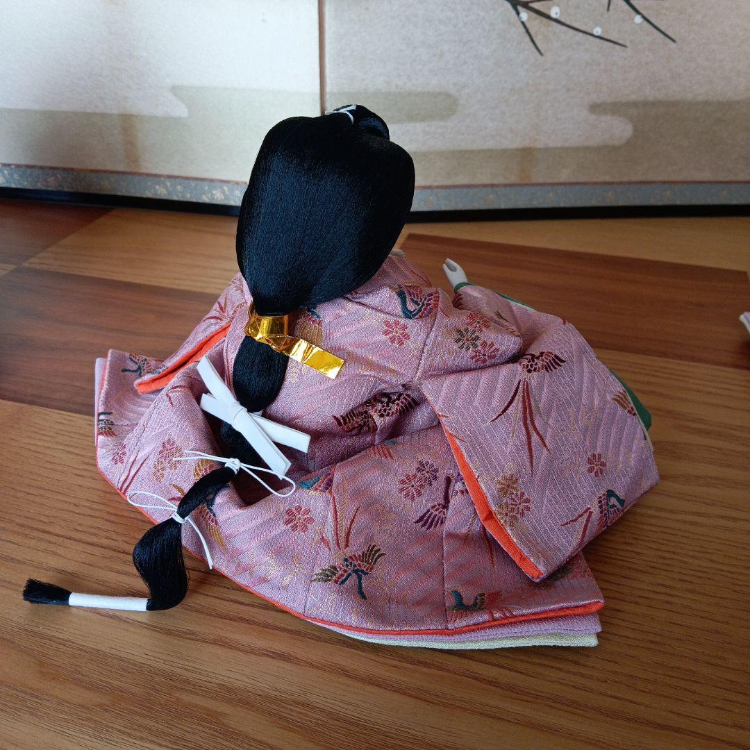京雛人形 三人官女 ☆豪華京錦織仕上☆