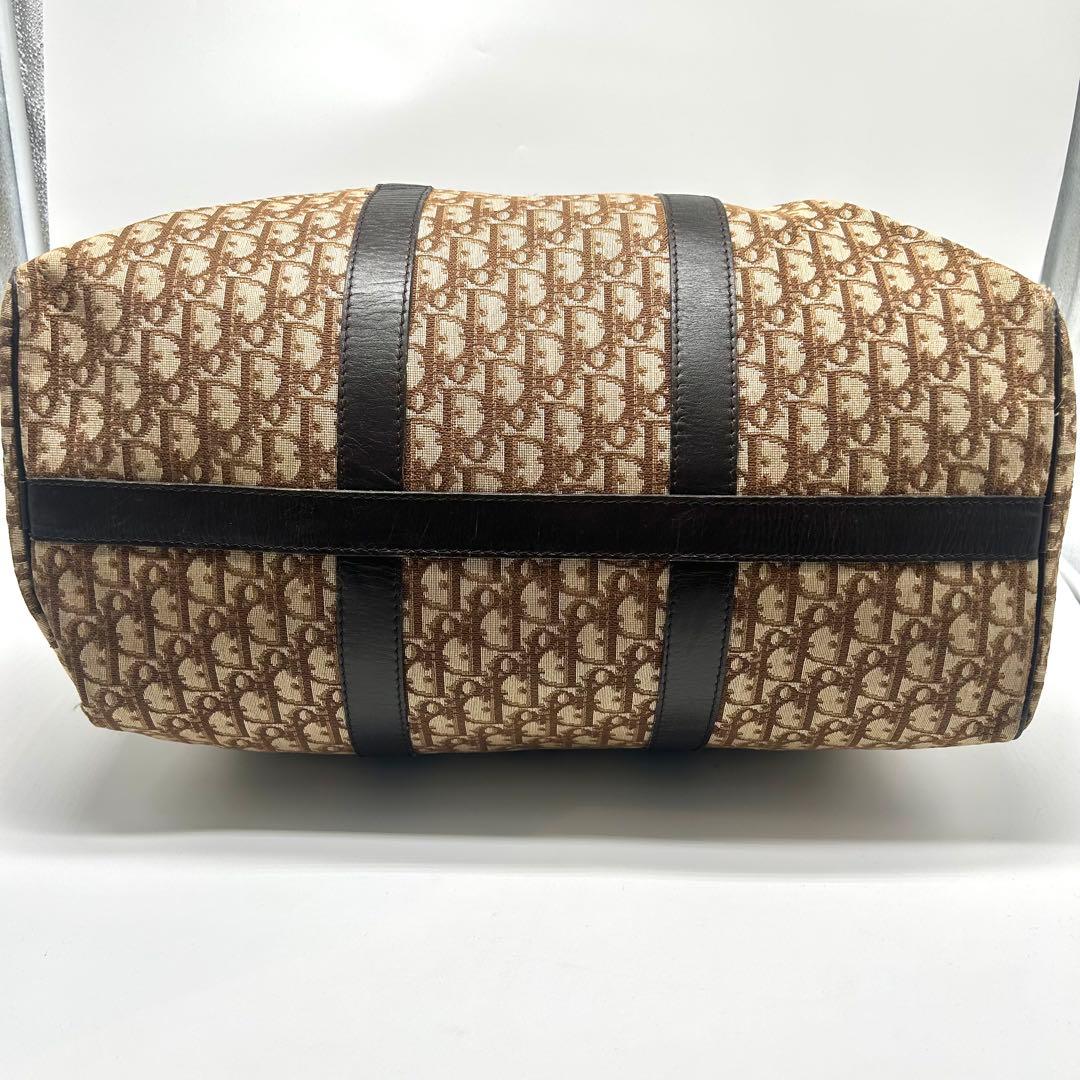 美品✨dior トロッター　ボストン　レザー　キャンバス　大容量　旅行用