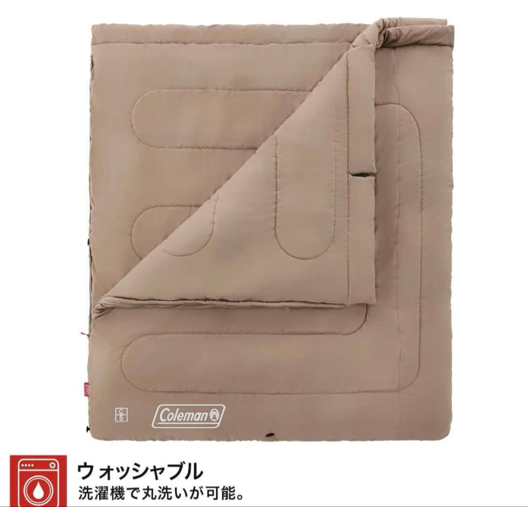 コールマン(Coleman)寝袋 ファミリー2 IN 1 C5 べージュ色