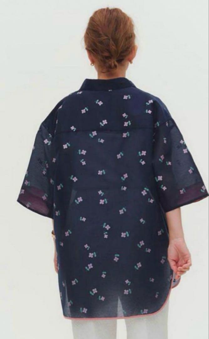 即完♡ 25ss yori ラメクローバーシアーシャツ