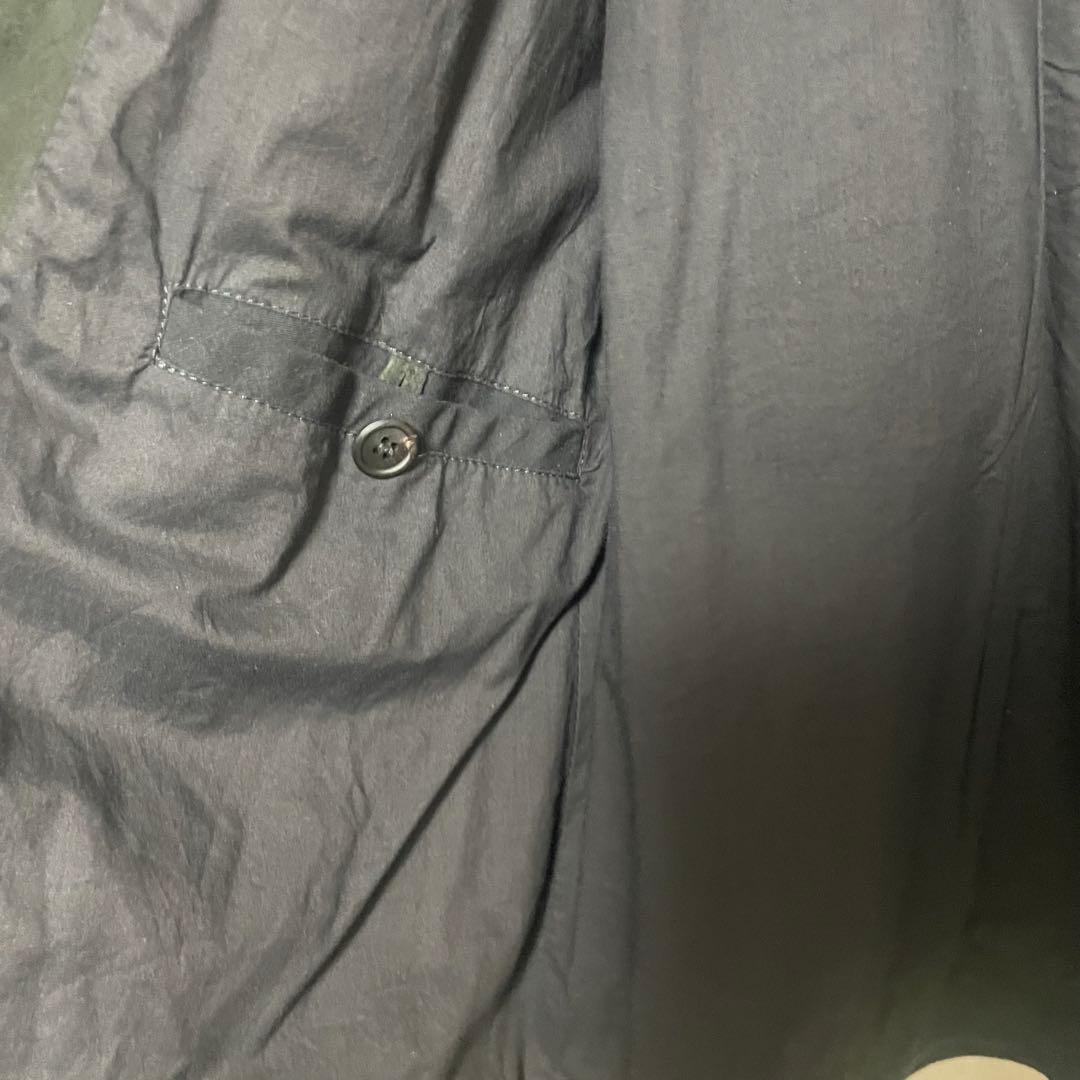 EMMETTI スエード カーキ オリーブ　ゴートスキン シャツ 50