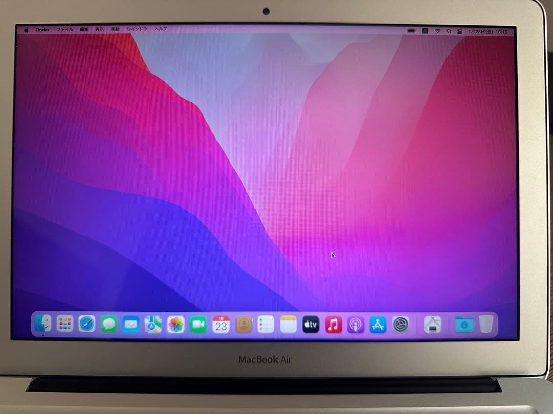 【美品】Apple MacBook Air 2017 シルバー13インチ