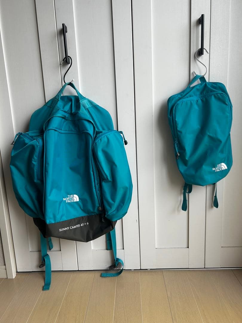 美品THE NORTH FACE サニーキャンパー 40+6 ターコイズブルー