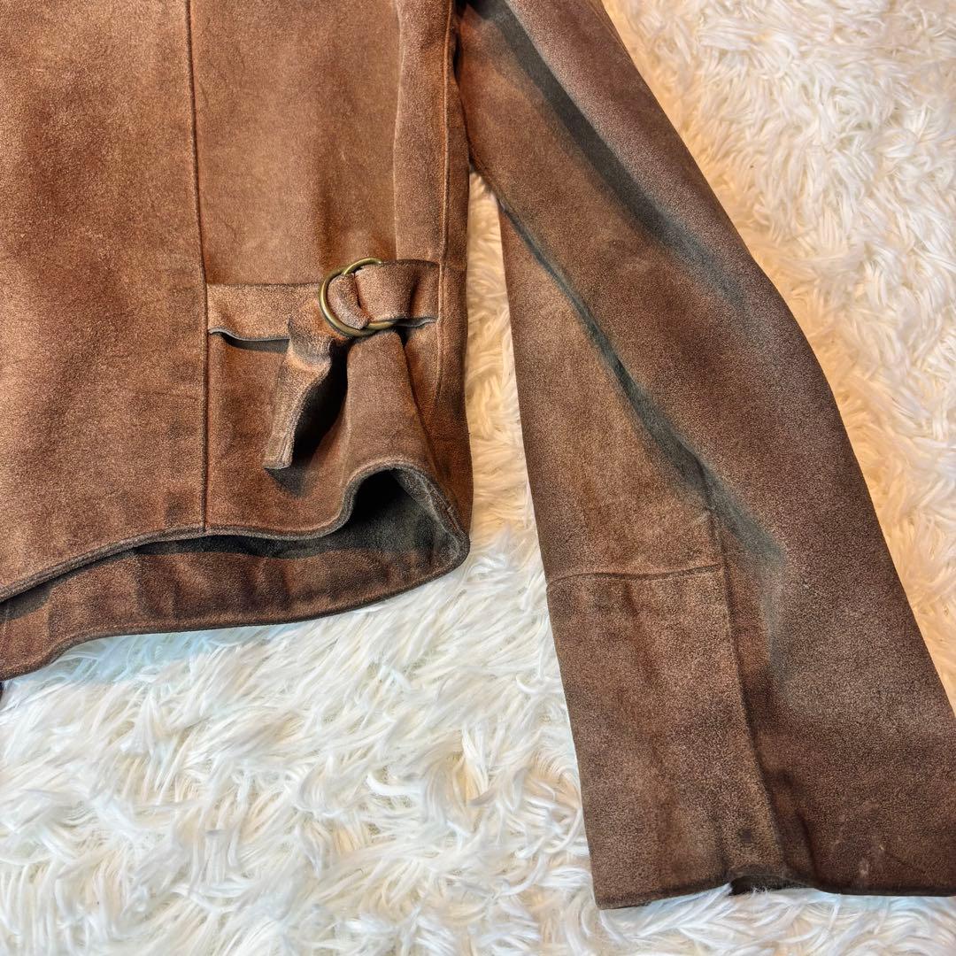 アニエスベー　レザージャケット　スエード　ナポレオン　本革　最高級　美品　アニエ