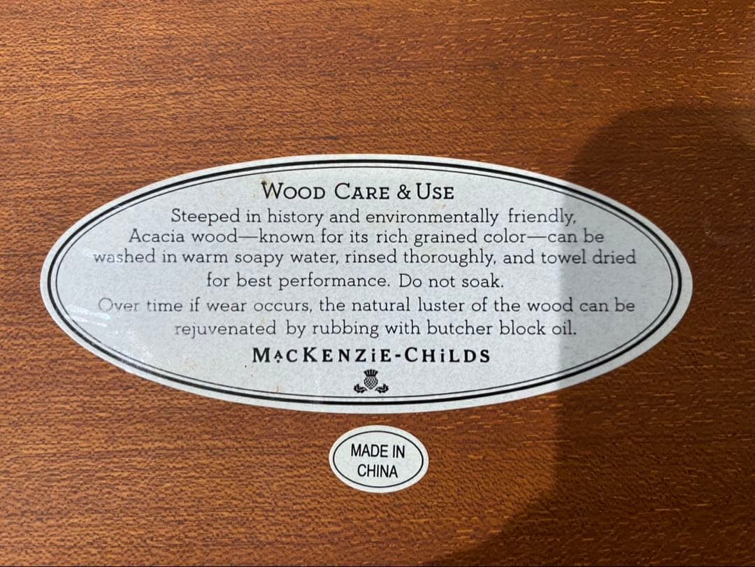 ★MacKenzie-Childs マッケンジー・チャイルズ テーブルトレイ