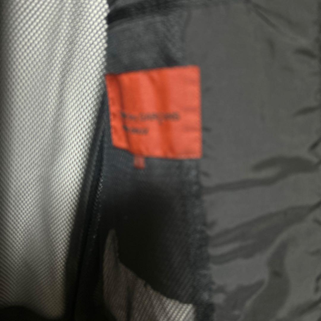 コムデギャルソンオムドゥ ブラック ステンカラーコート 赤タグ