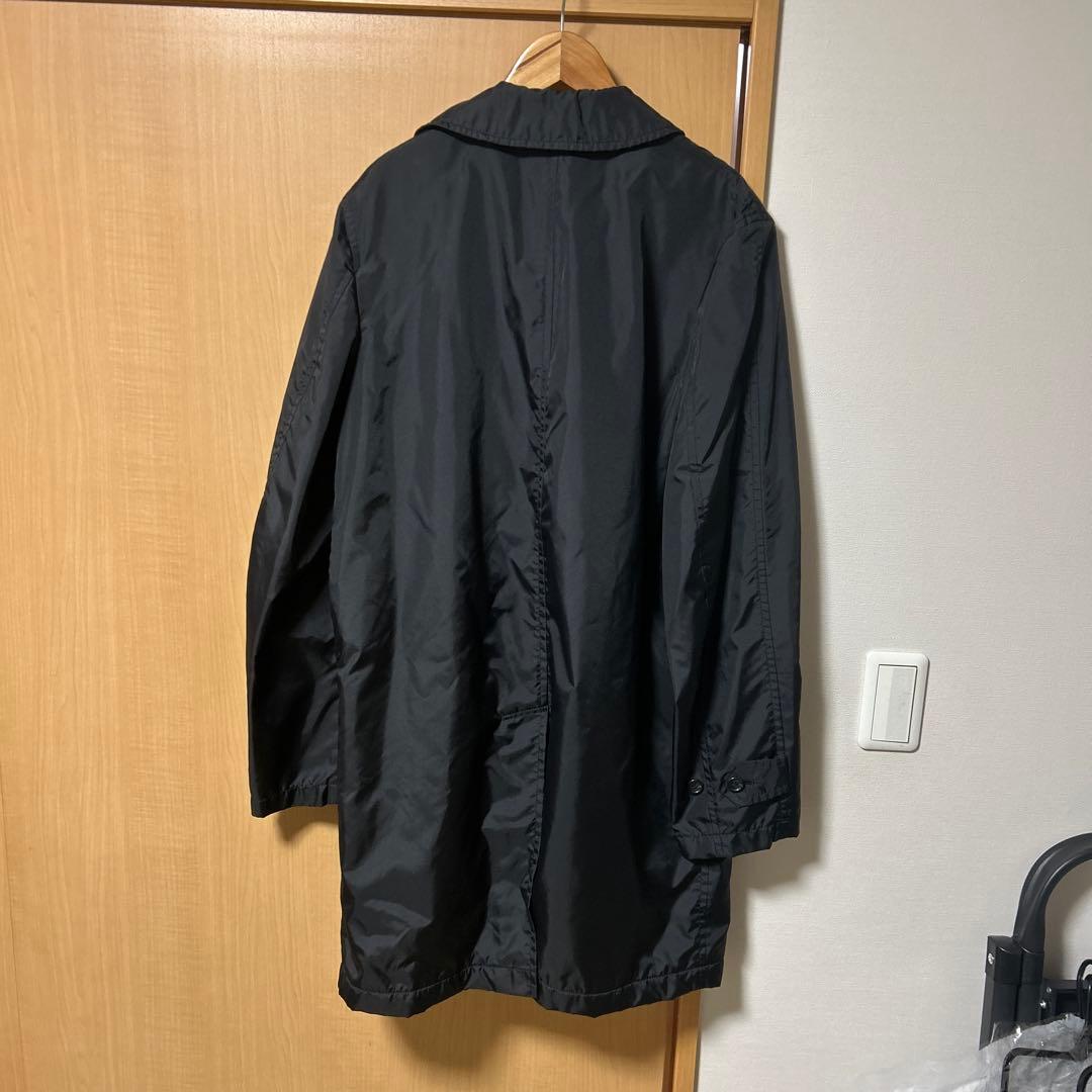 コムデギャルソンオムドゥ ブラック ステンカラーコート 赤タグ
