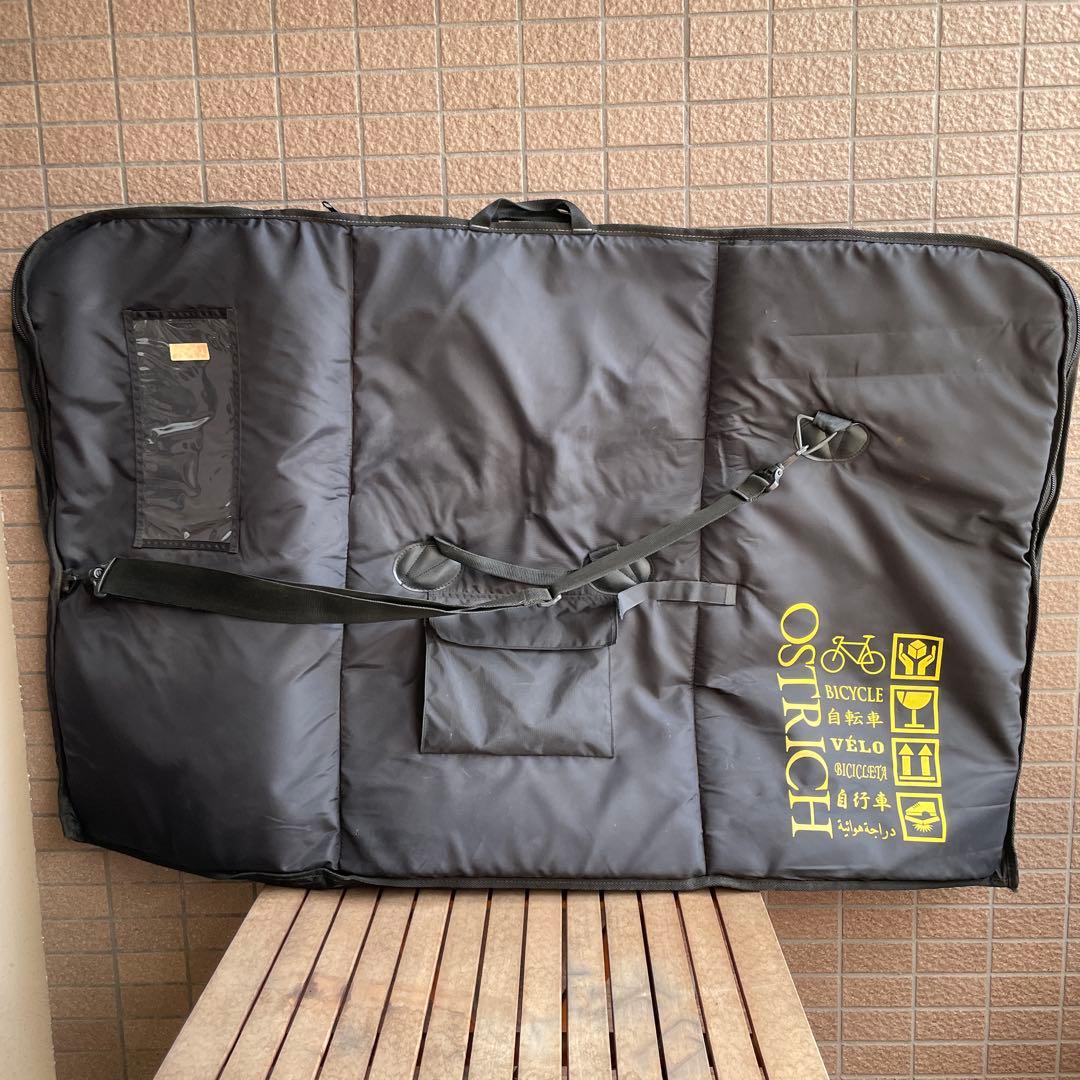 オーストリッチ OS-500 トラベルバッグ ブラック Y-6823 輪行