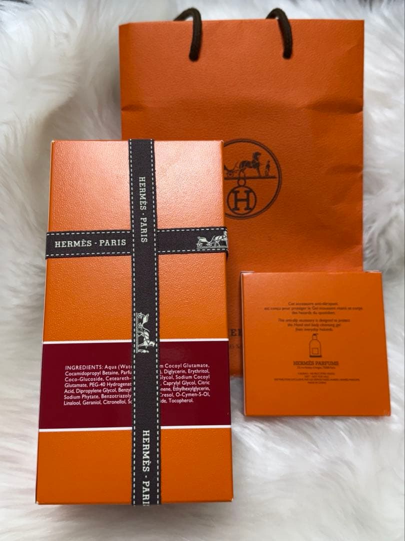 HERMES エルメス オー ドゥ ルバーブ エカルラット ハンドボディジェル
