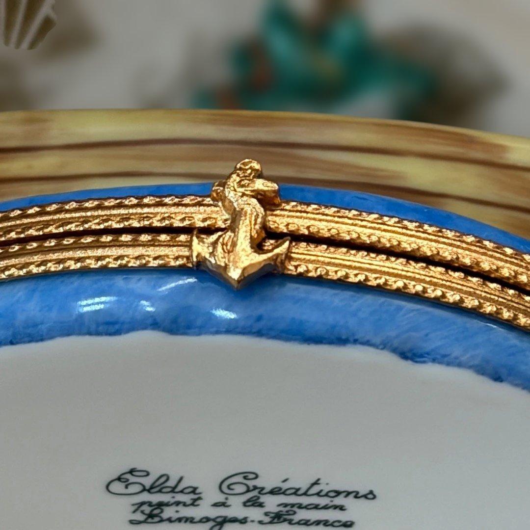 リモージュ　ナンタケット島　小物入れ　ナンタケットバスケット