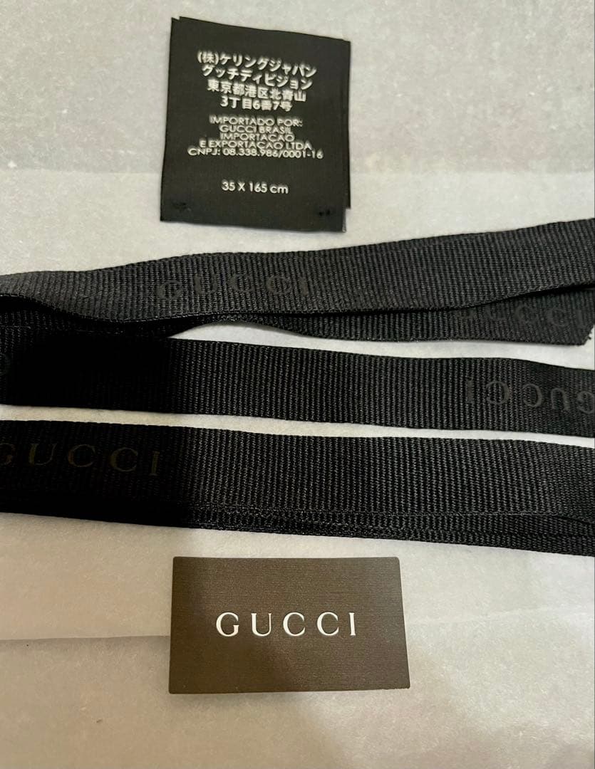 GUCCI マフラー カシミヤ混紡 付属品多数 GG柄レディースメンズ