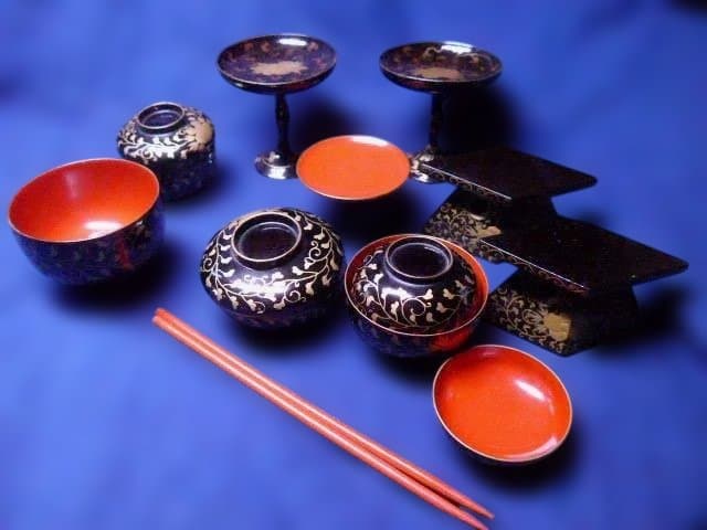 雛祭り用木製食器セット