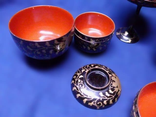 雛祭り用木製食器セット