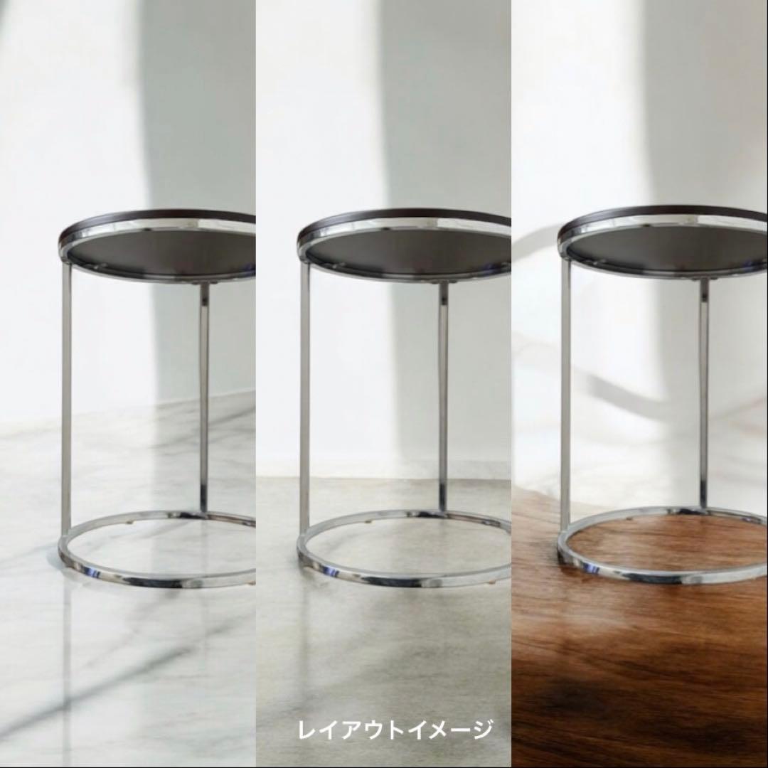 サイドテーブル｜円盤｜直径40cm 高さ50cm