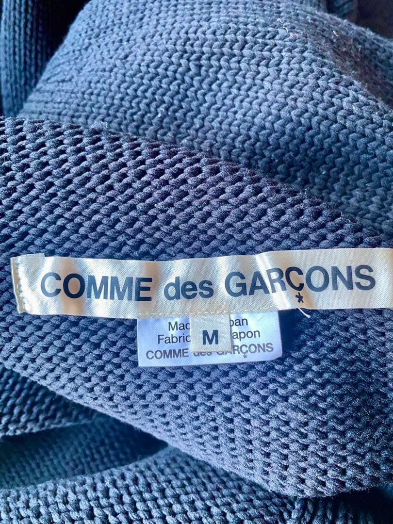 COMME des GARÇONS フード付きベスト ブラック M