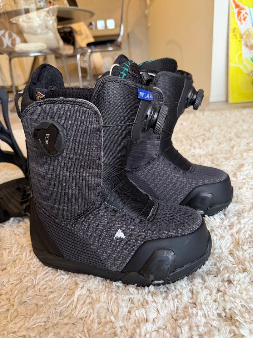 BURTON ステップオン スノーボードブーツ23.5 ビンディングセット
