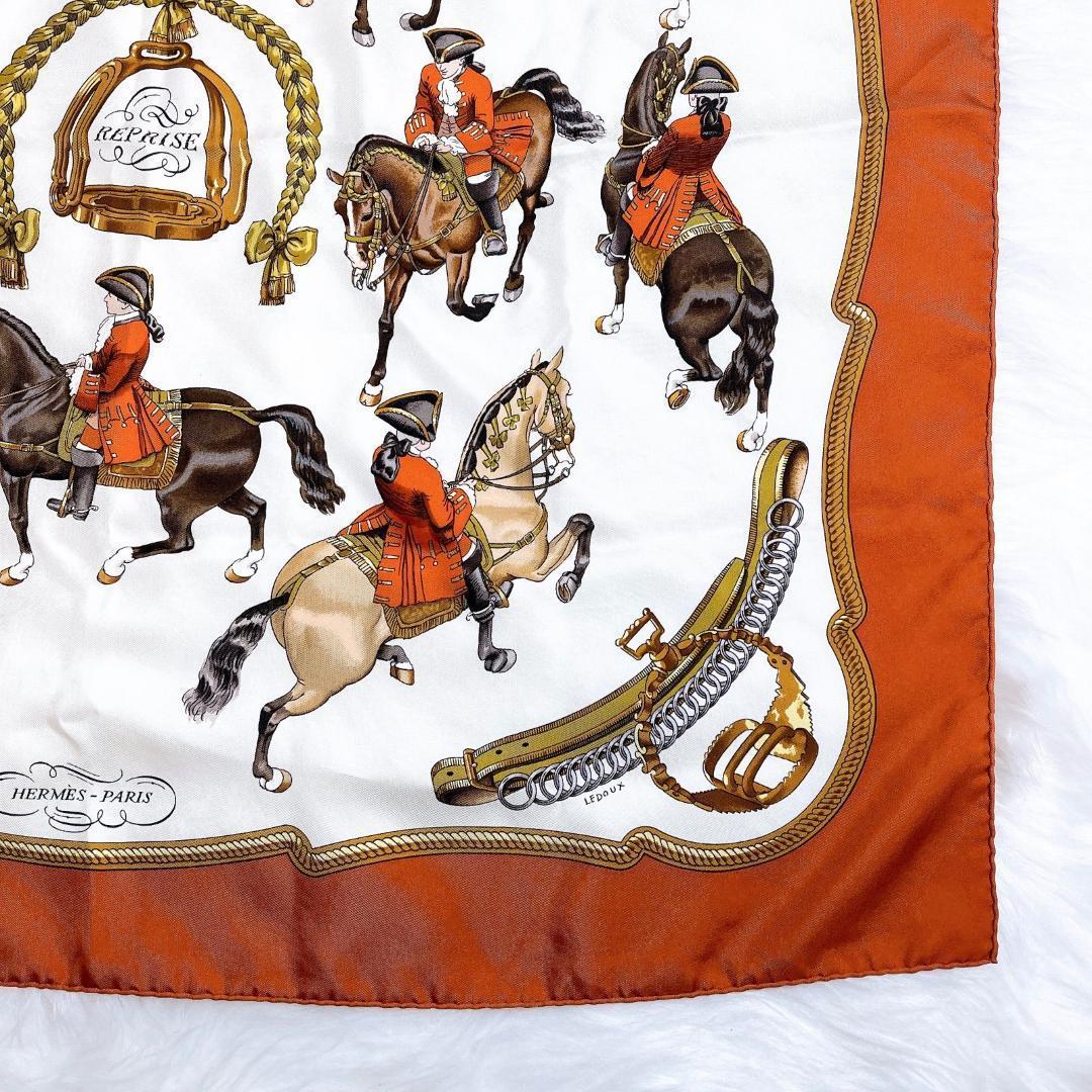HERMES カレ90 エルメス スカーフ カレ90 REPRISE シルク