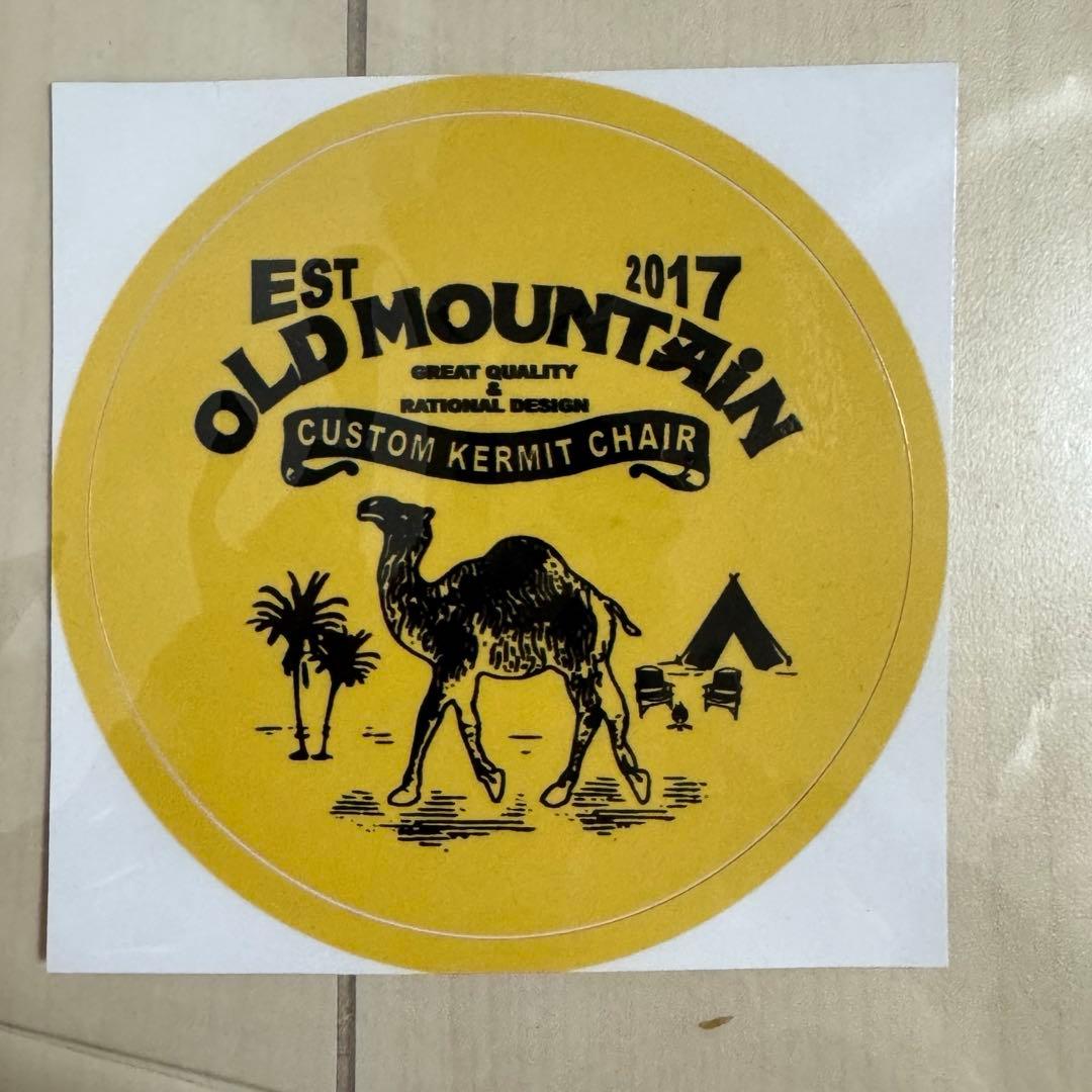 【新品未開封】OLD MOUNTAIN kakemono キャメル ステッカー