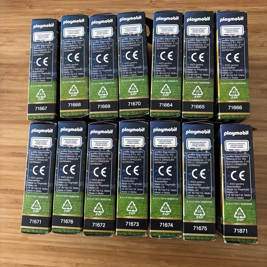 新品未開封プレイモービル サッカードイツ代表　DFB STARS 14箱