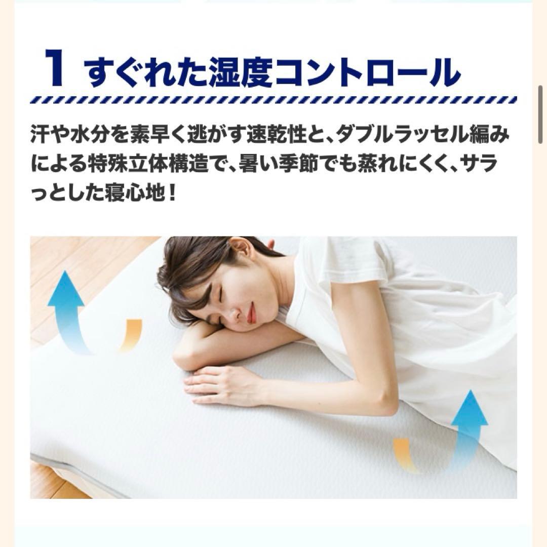 東洋羽毛　サラ敷きパッド　2枚セット