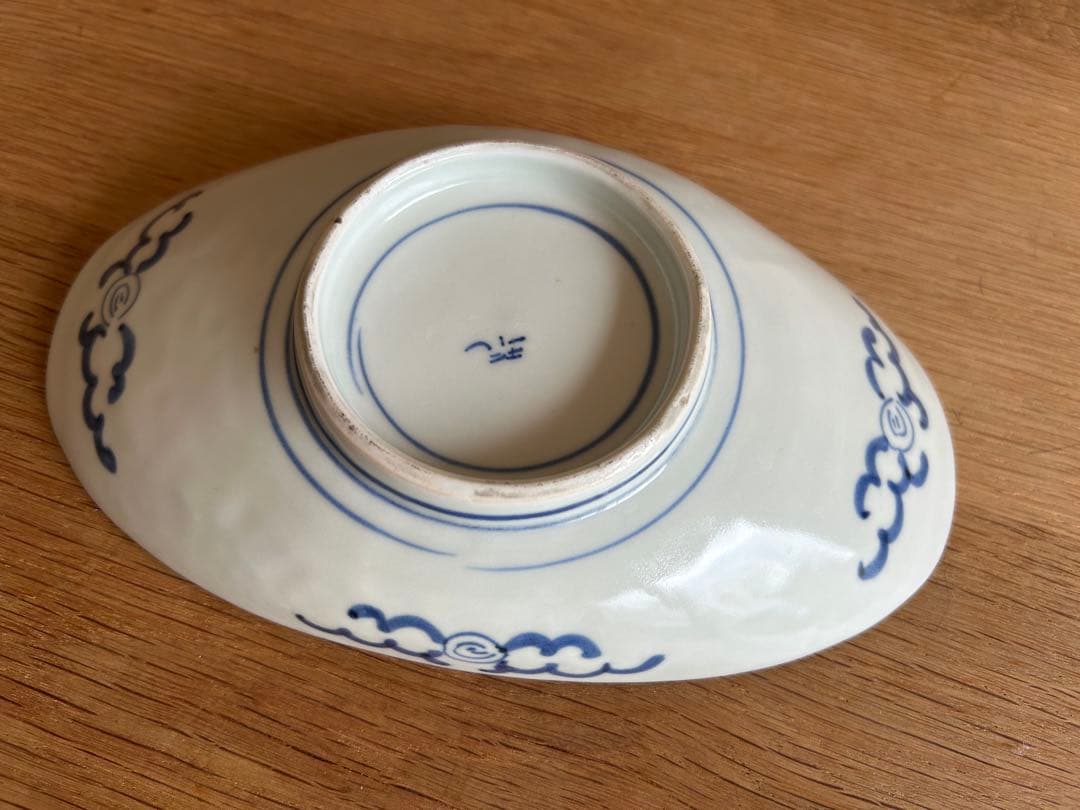古伊万里　楕円　皿