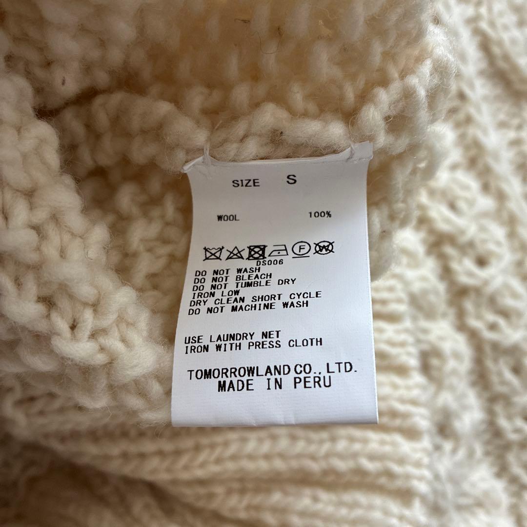 マカフィー 25AW 完売 ハンドニット キーネックプルオーバー 現行ロゴ