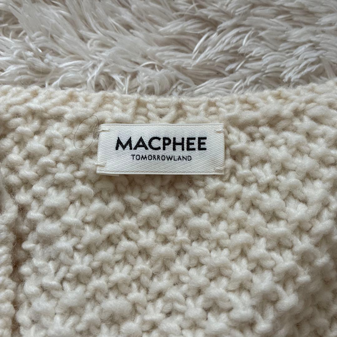 マカフィー 25AW 完売 ハンドニット キーネックプルオーバー 現行ロゴ
