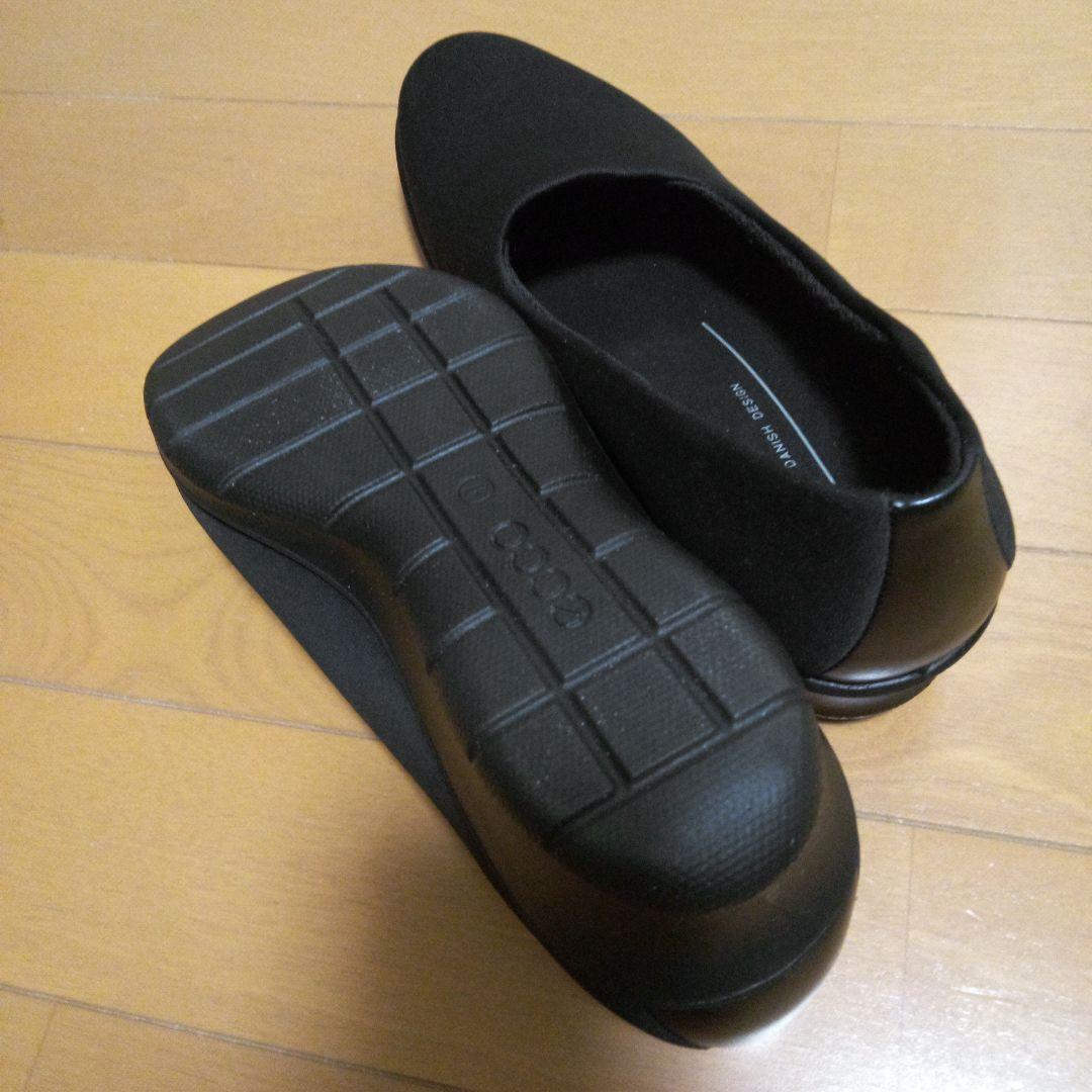 ECCO ブラック スリッポン