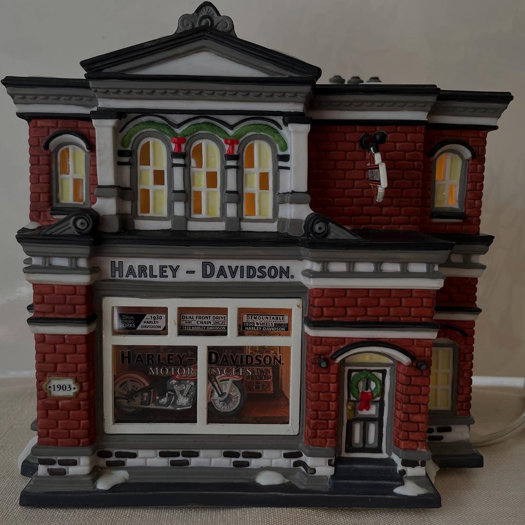 DEPARTMENT56　ハーレーダビッドソンショップ　クリスマスライト