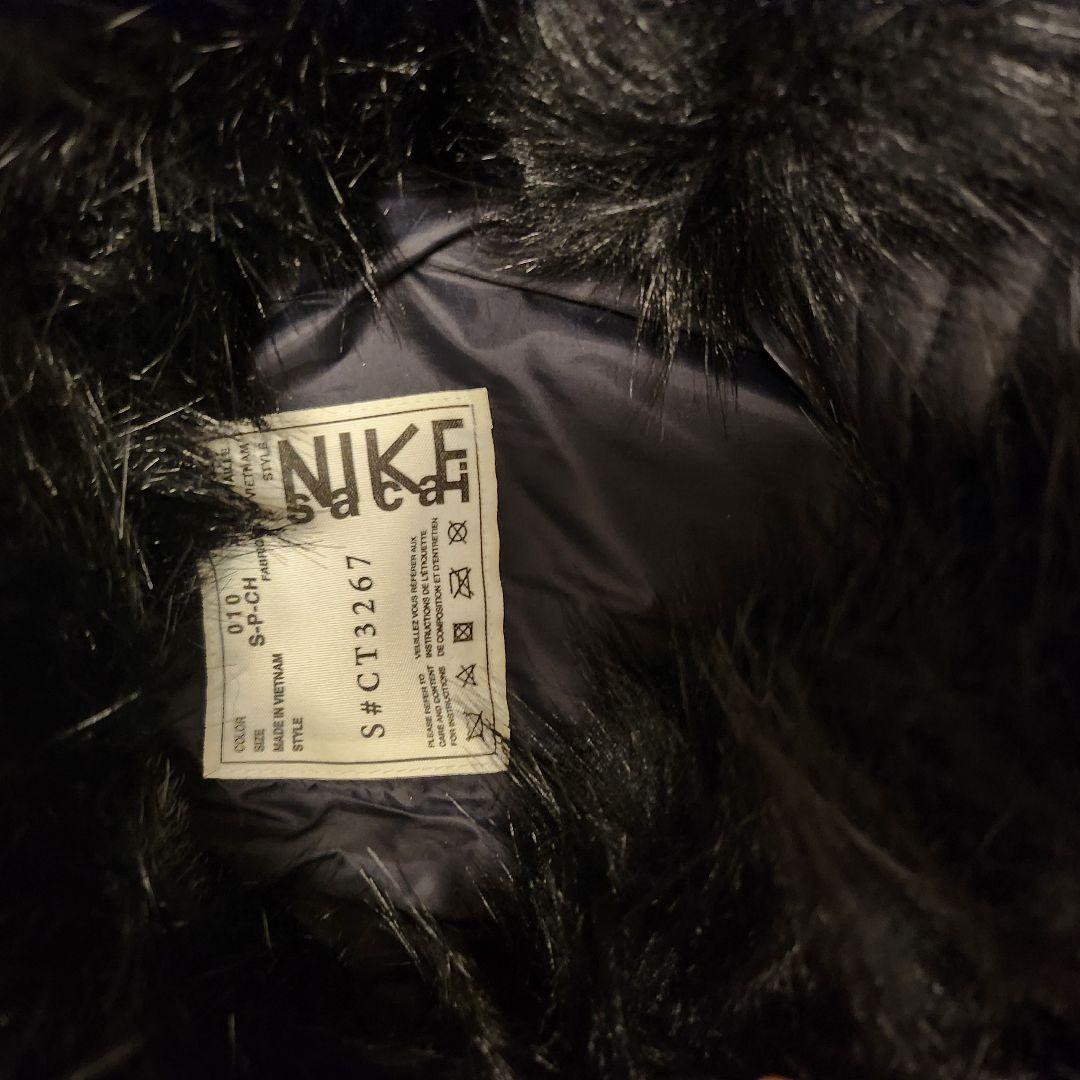 【完売商品⭐︎希少ブラックS】sacai × NIKE ダウンジャケット